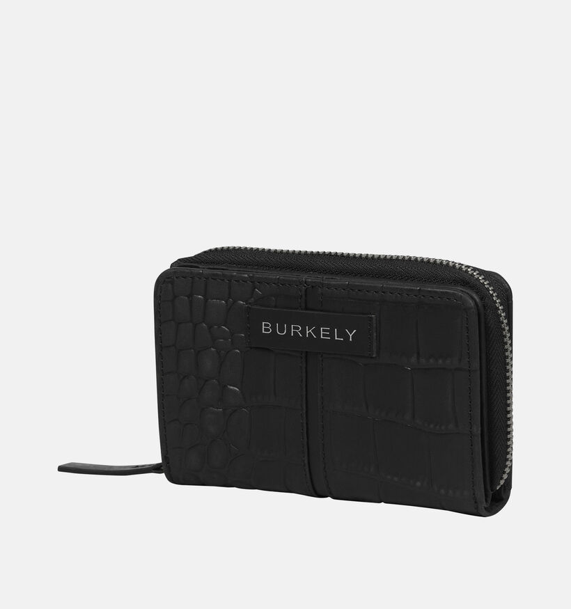 Burkely Colbie Porte-monnaie zipp&eacute; en Noir pour femmes (380452)