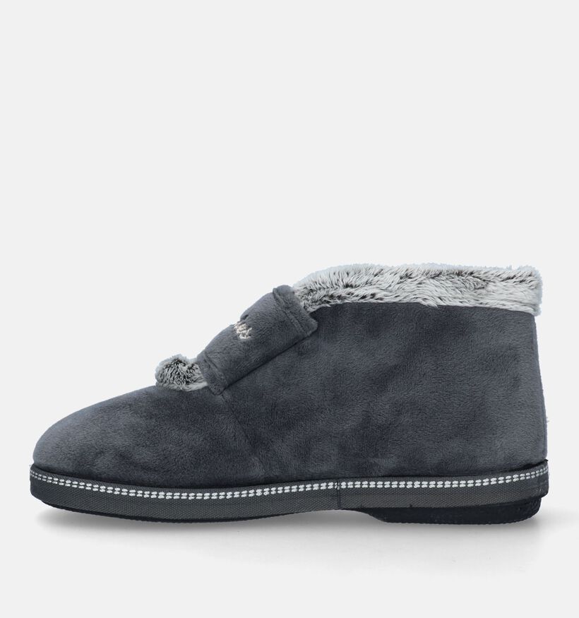 Hush Puppies Cyrilo Grijze Hoge pantoffels voor dames (345566)