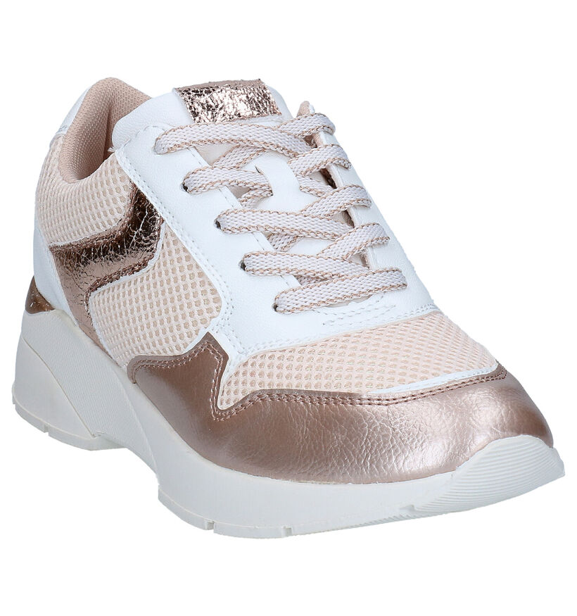 Sprox Beige Sneakers in kunstleer (292582)