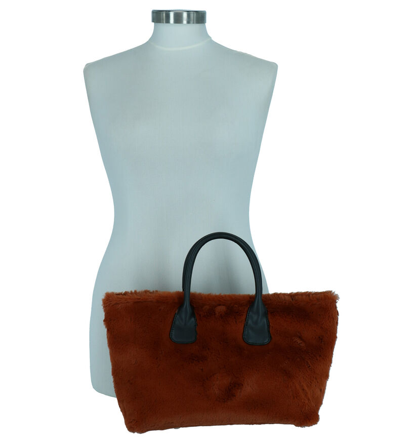 Dolce C. Cognac Handtas in stof (263901)