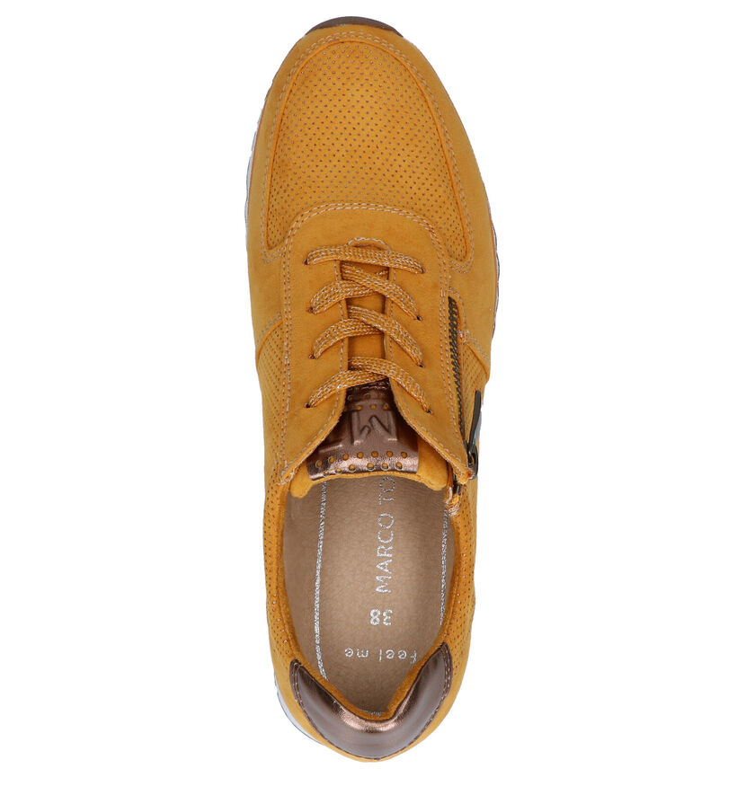 Marco Tozzi Chaussures à lacets en Jaune en simili cuir (277613)