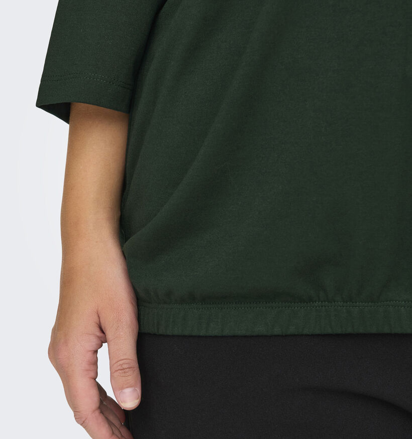 ONLY Carmakoma Carlinne T-shirt en Vert pour femmes (348430)