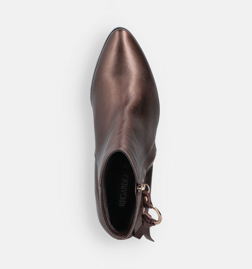 Regarde le Ciel Taylor Bottines à talons en Marron pour femmes (365551)