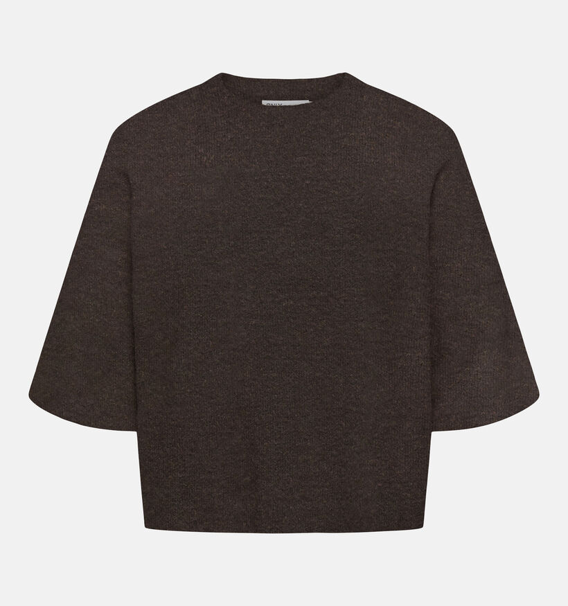 ONLY Carmakoma Simoni Donkerbruine Trui voor dames (378400)