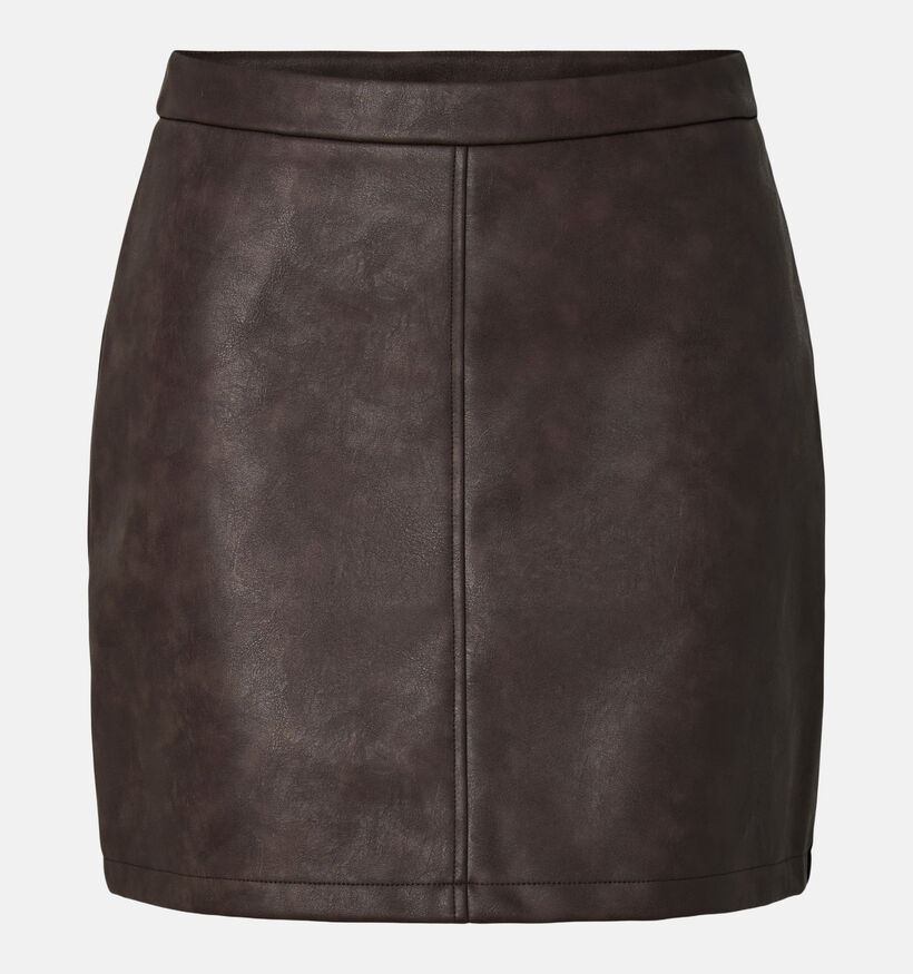 Pieces Ariana Donkerbruine Mini-Rok voor dames (379335)