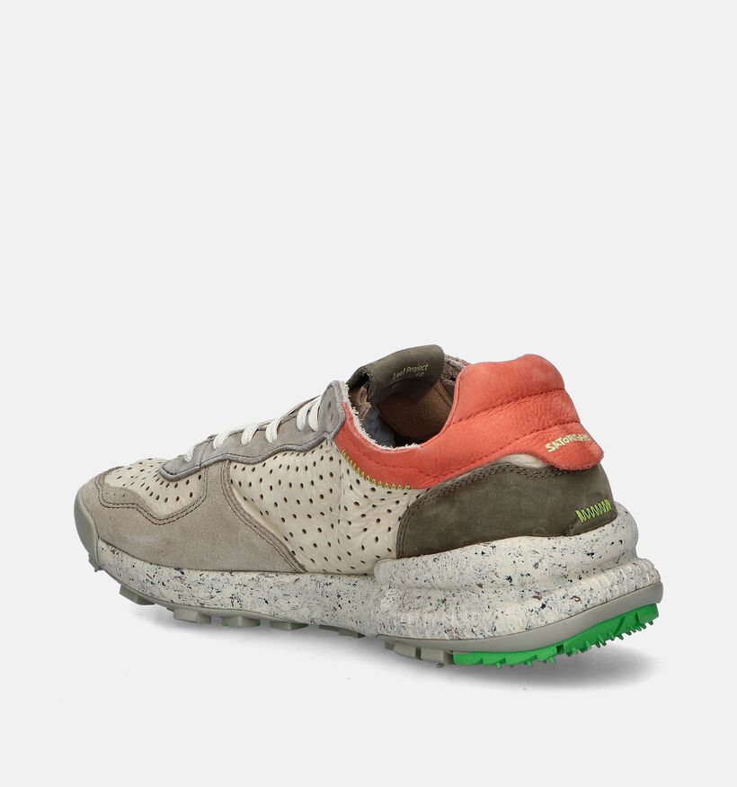 Satorisan Charona Laser Premium Taupe Veterschoenen voor heren (356727) - geschikt voor steunzolen