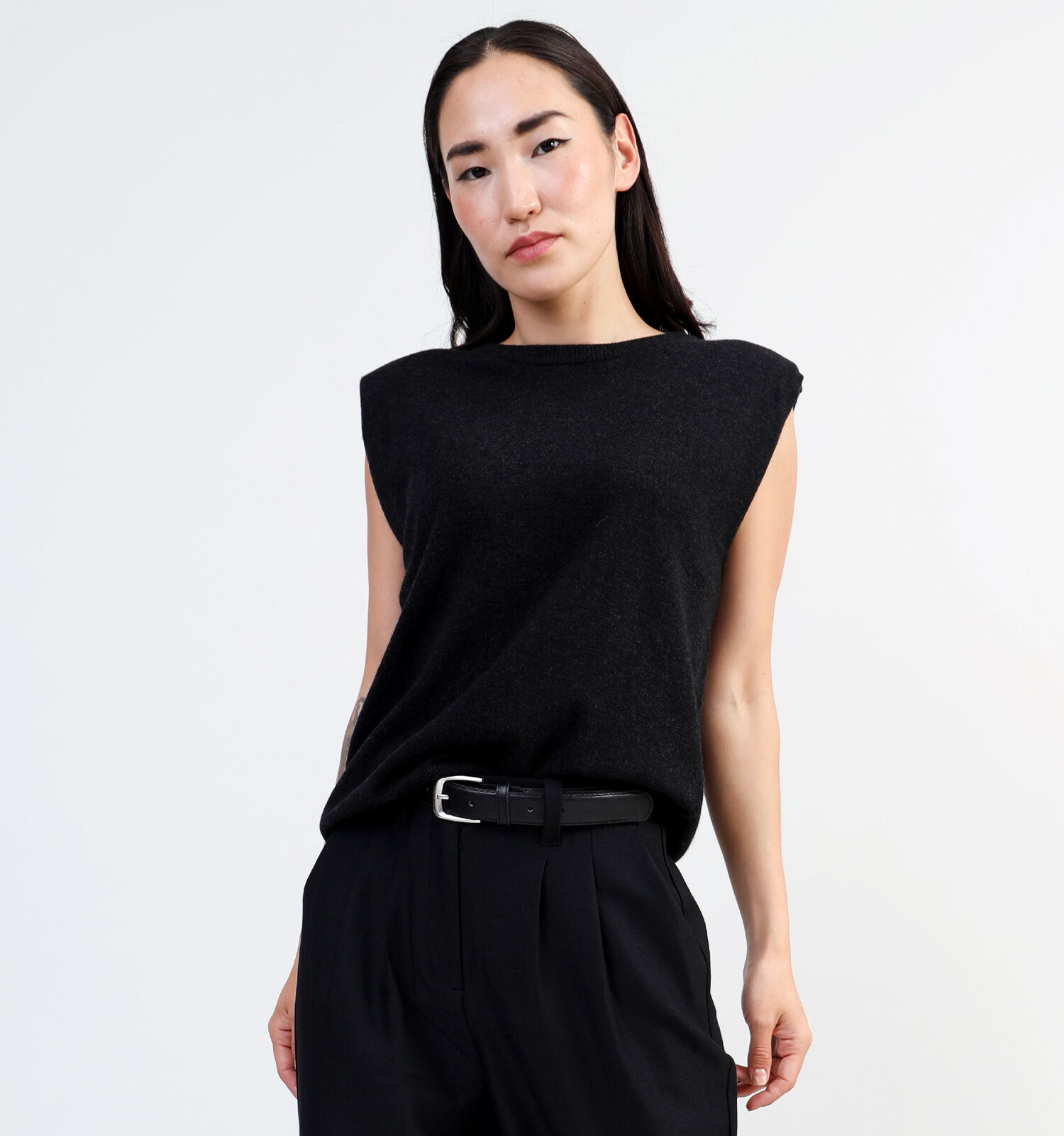 Mexx Zwarte Debardeur Dames Truien Online op TORFS.BE