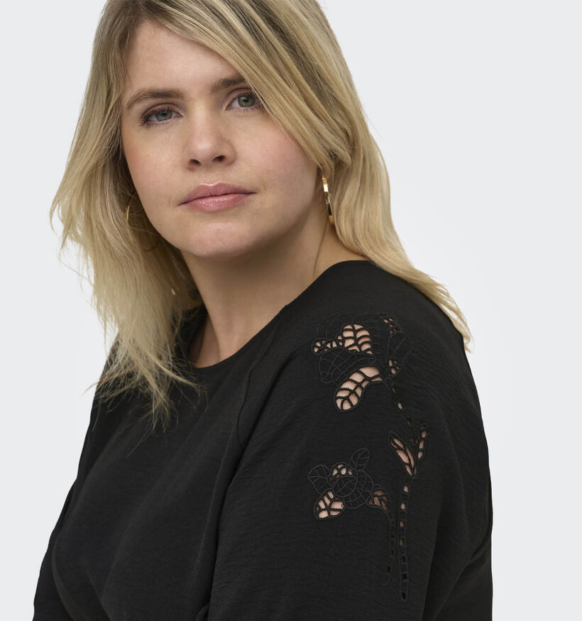 ONLY Carmakoma Carevalou Zwarte Midi-Jurk voor dames (375070)