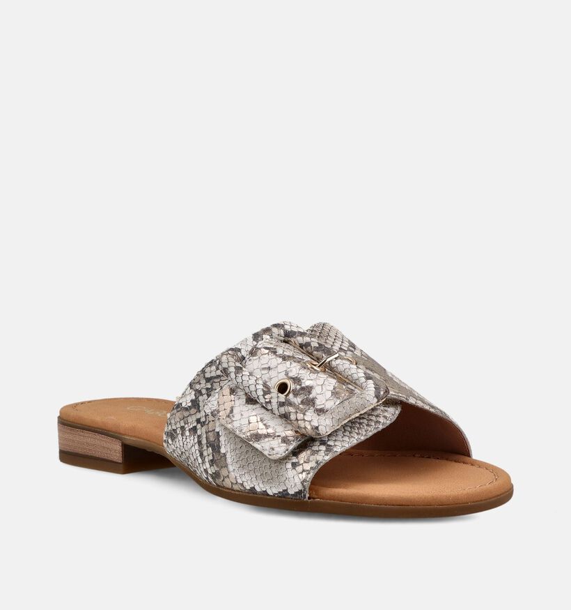 Gabor Snake Supreme Gouden Slippers voor dames (371175)
