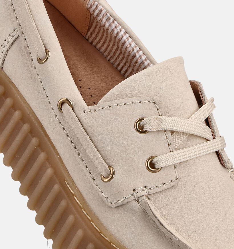 Clarks Torhill Boat Chaussures bateau en Beige pour femmes (370560) - pour semelles orthop&eacute;diques