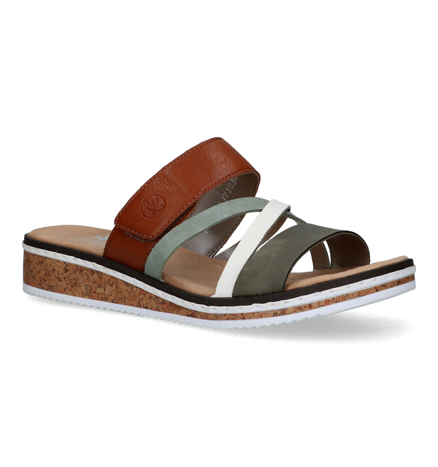 Rieker Cognac Slippers Dames Slippers Online op TORFS.BE