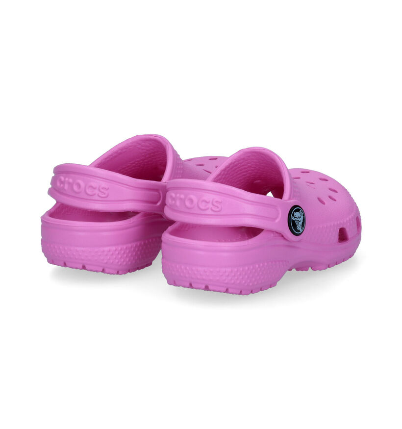 Crocs Classic Clog Nu-pieds en Fuchsia pour filles (307775)