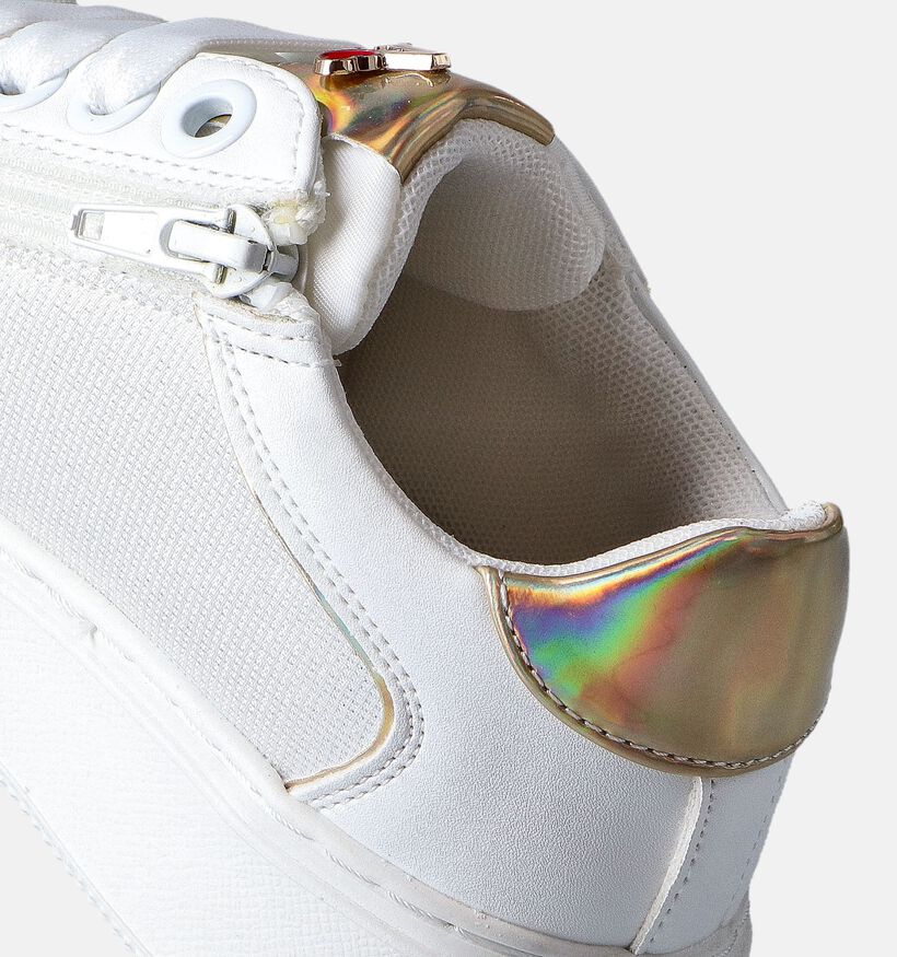 Asso Witte Sneakers voor meisjes (354152) - geschikt voor steunzolen