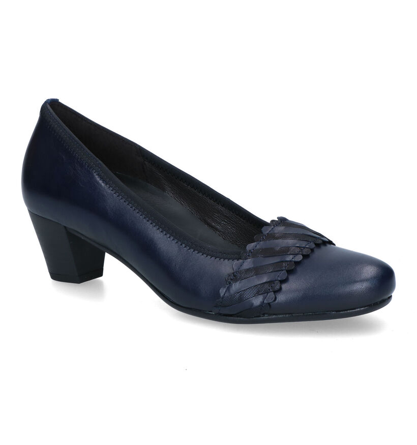 Gabor OptiFit Blauwe Pumps in leer (315272)