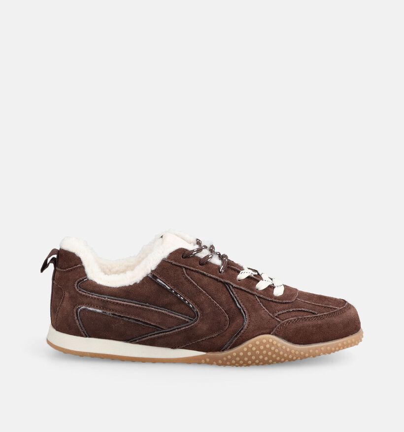 Laurent David Donkerbruine Sneakers voor dames (380979) - geschikt voor steunzolen