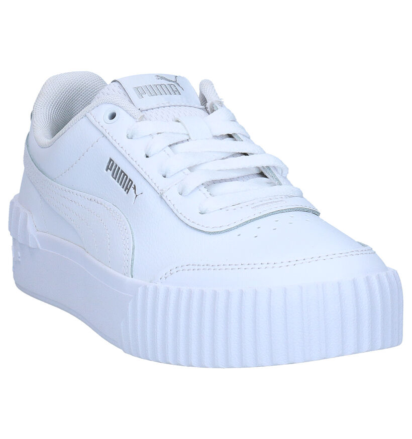 Puma Carina Lift Witte Sneakers in kunstleer (293506)