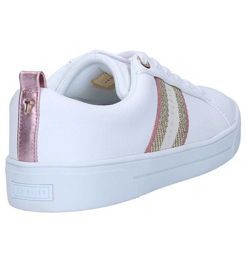 Ted Baker Baily Baskets en Blanc en cuir (276070)