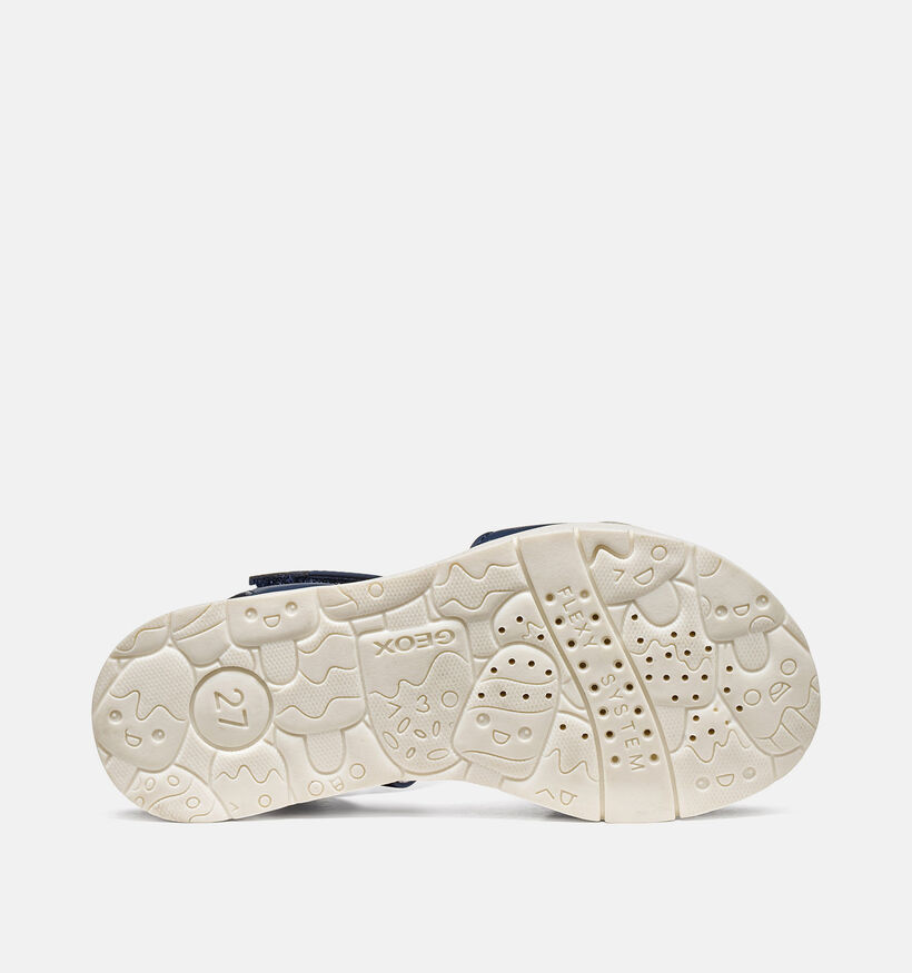 Geox Joyfoot Sandales en Bleu fonc&eacute; pour filles (370133)