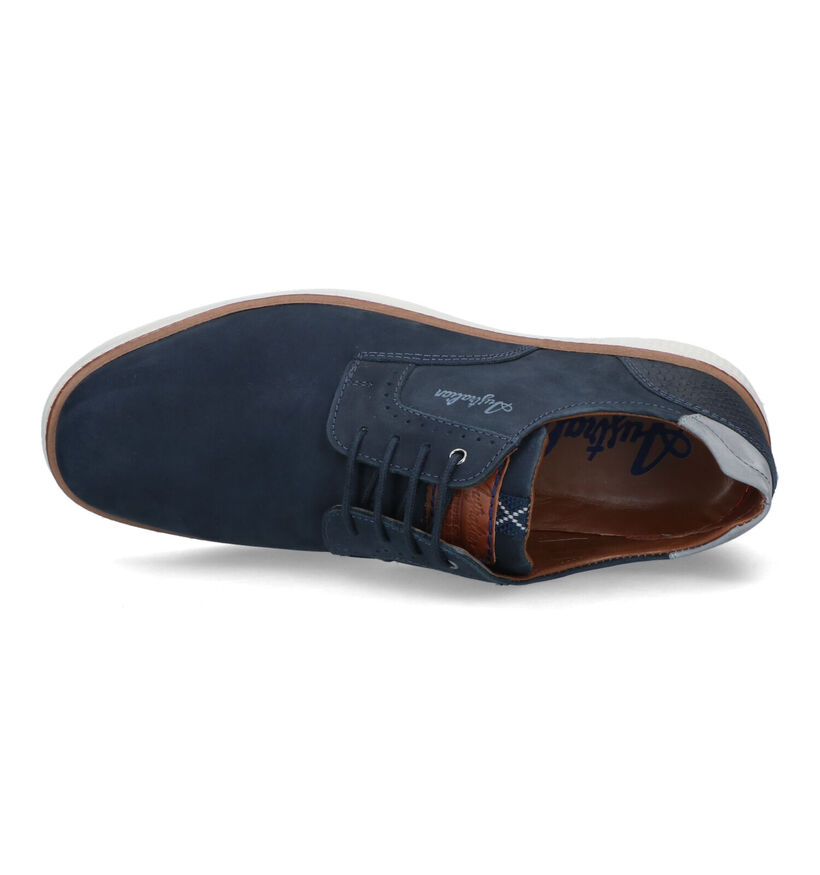 Australian Preston Chaussures à lacets en Bleu pour hommes (321690) - pour semelles orthopédiques