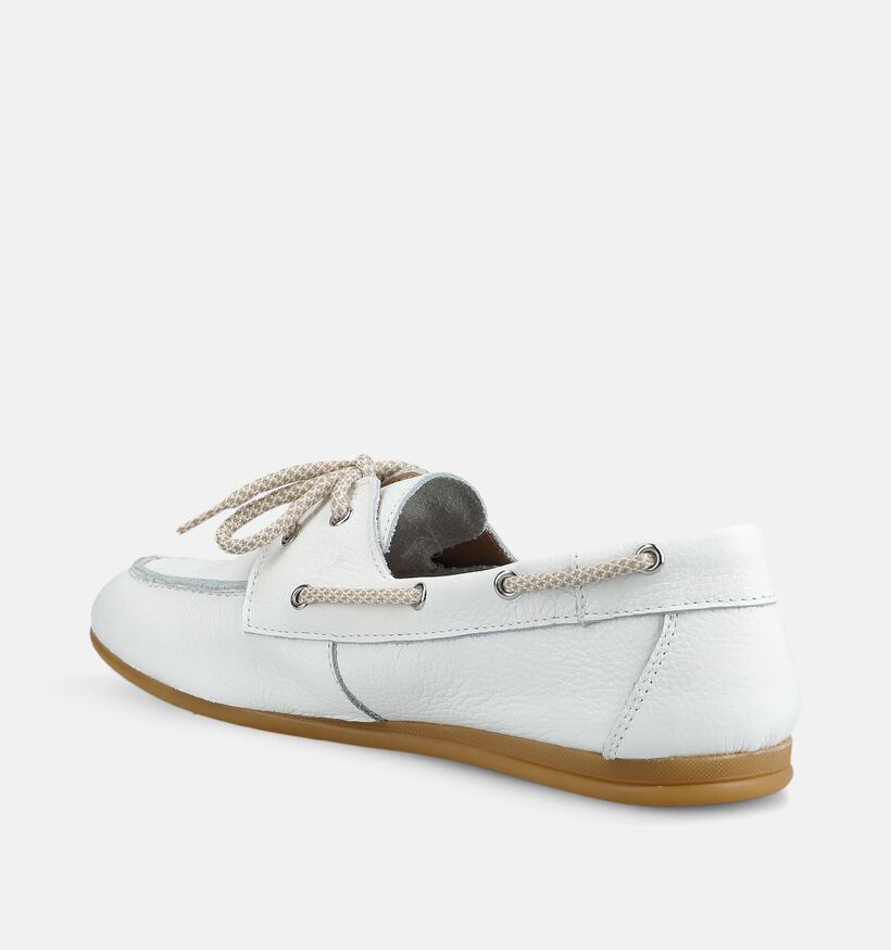 Posh By Poelman Witte Mocassins voor dames (383803)