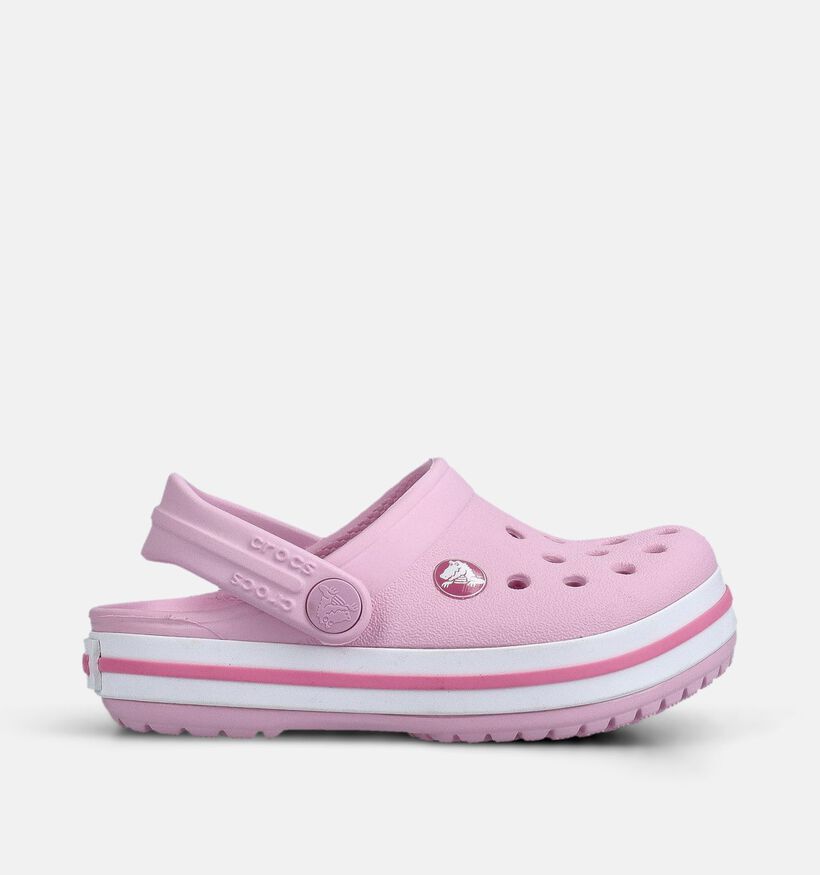 Crocs Crocband Nu-pieds en Rose pour filles (371020)