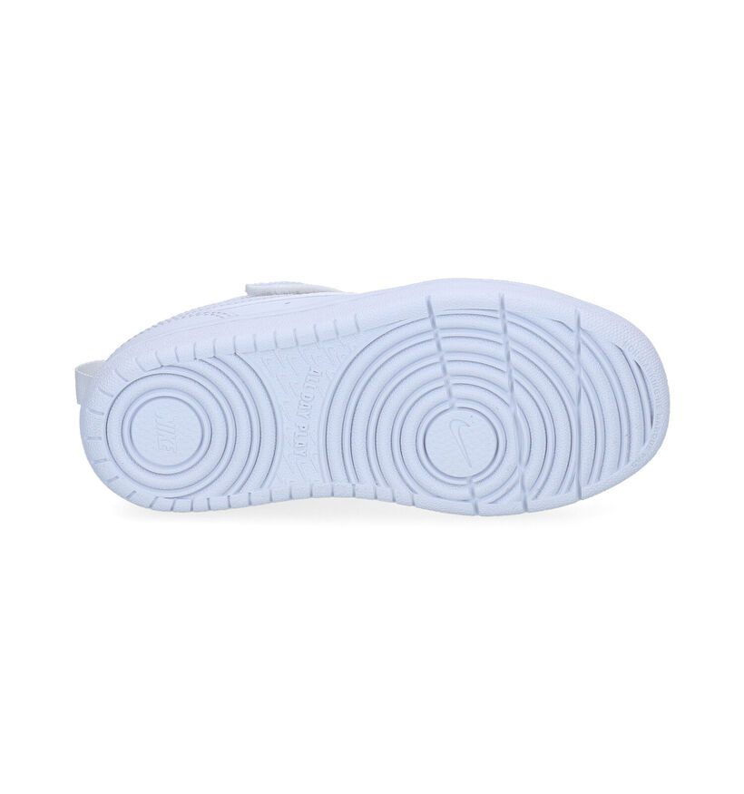 Nike Court Borough Witte Sneakers voor jongens, meisjes (333172)