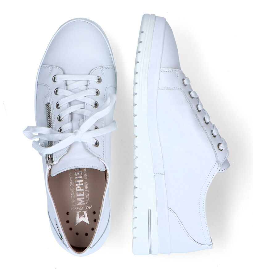 Mephisto June Chaussures à lacets en Blanc pour femmes (306942) - pour semelles orthopédiques