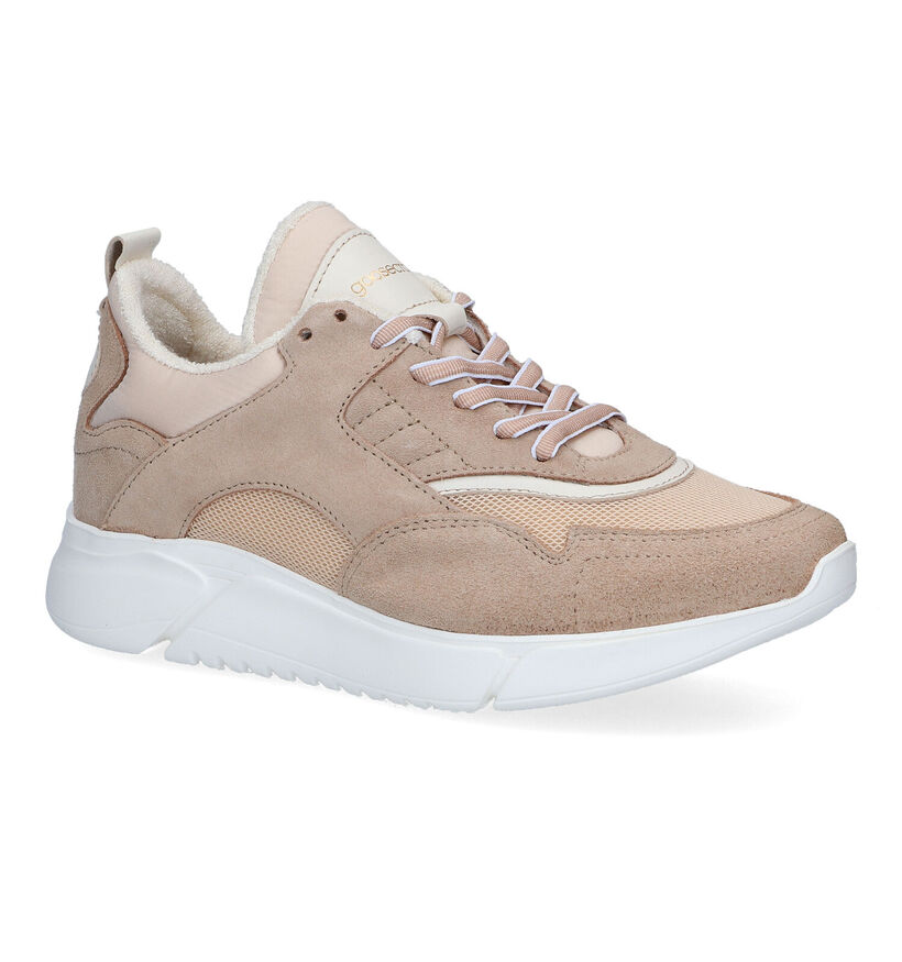 Goosecraft Alexis Beige Sneakers voor dames (310104) - geschikt voor steunzolen