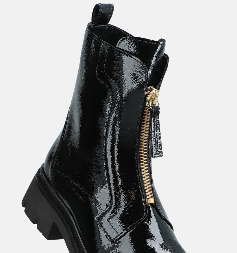 Gabor Bottines motardes en Noir pour femmes (363109) - pour semelles orthopédiques