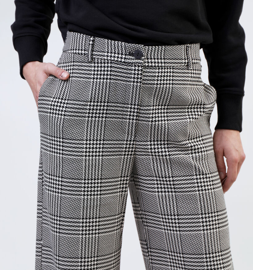 Mexx Zwarte Geruite broek voor dames (334042)