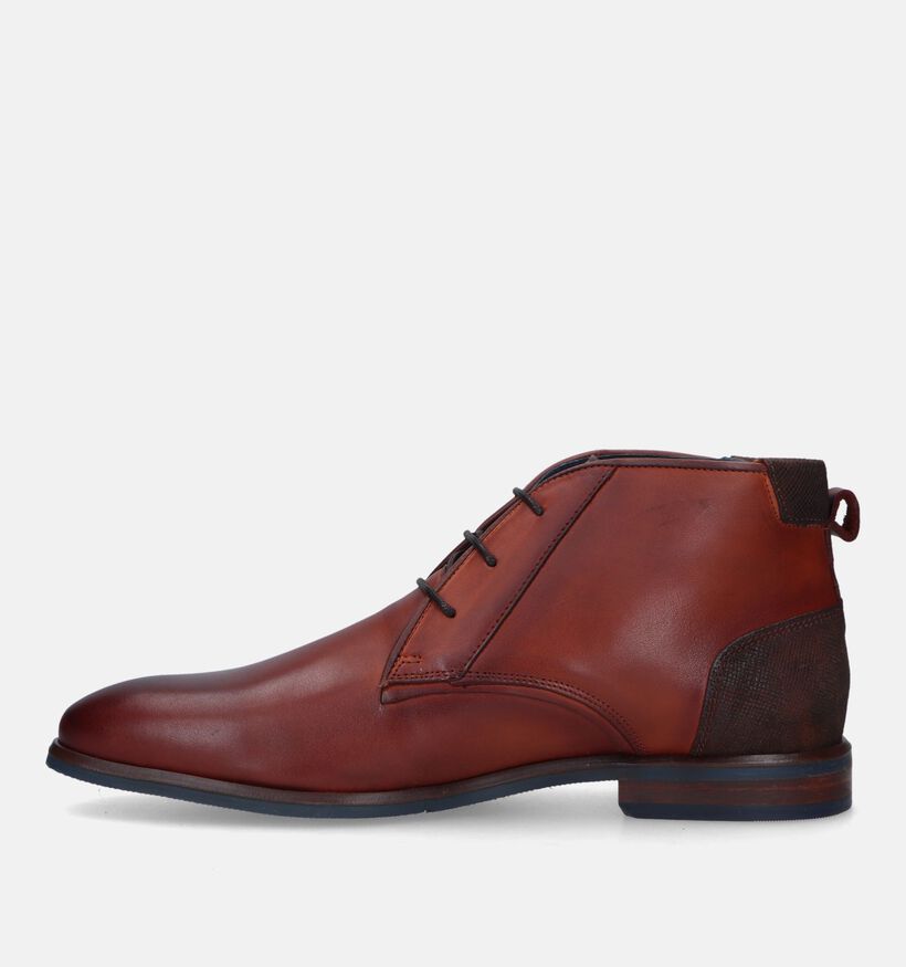 Berkelmans Alastaro Chaussures habillées en Cognac pour hommes (331387) - pour semelles orthopédiques