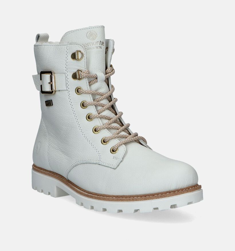 Remonte Boots à lacets en Blanc pour femmes (347239)