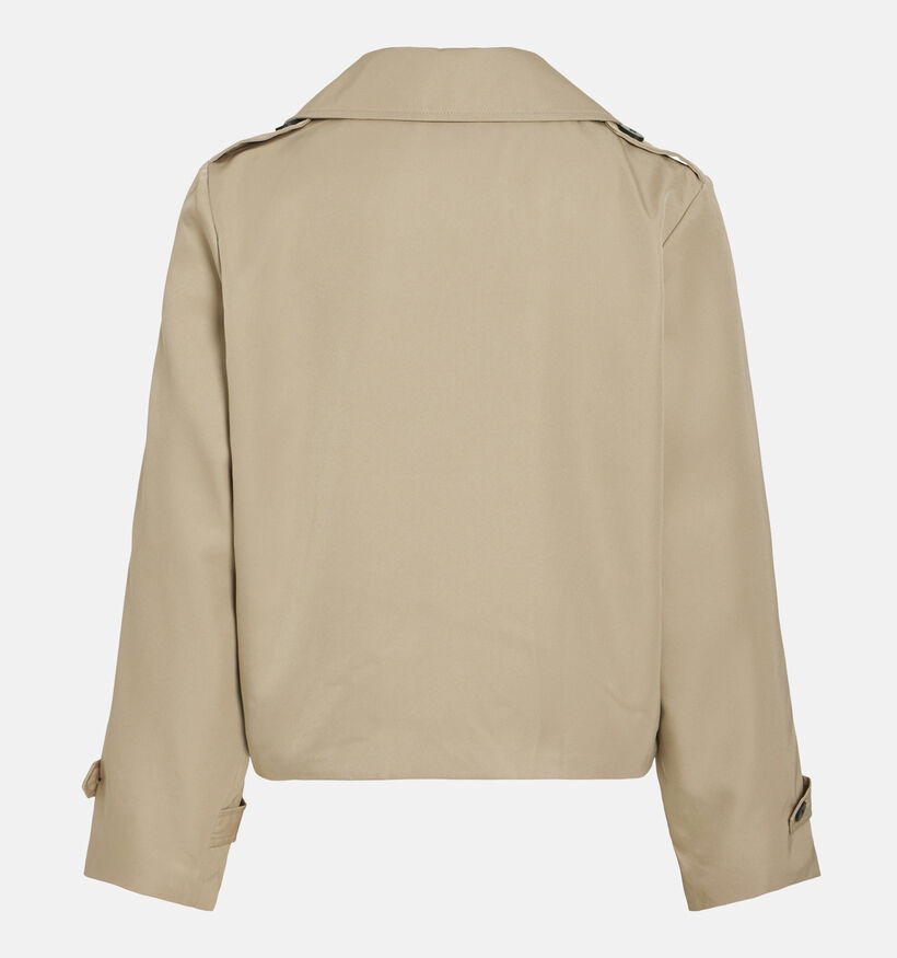 Vila Addison Beige Korte trenchcoat voor dames (351735)