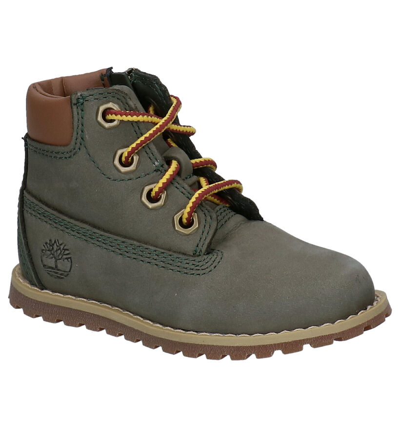 Timberland Pokey Pine Bottines en Bleu pour garçons (313052) - pour semelles orthopédiques