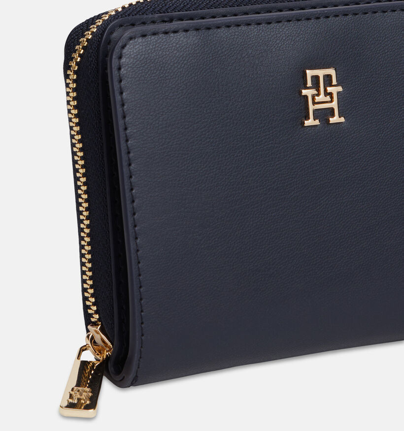 Tommy Hilfiger Icon Space Blue Porte-monnaie zipp&eacute; en Bleu pour femmes (379511)