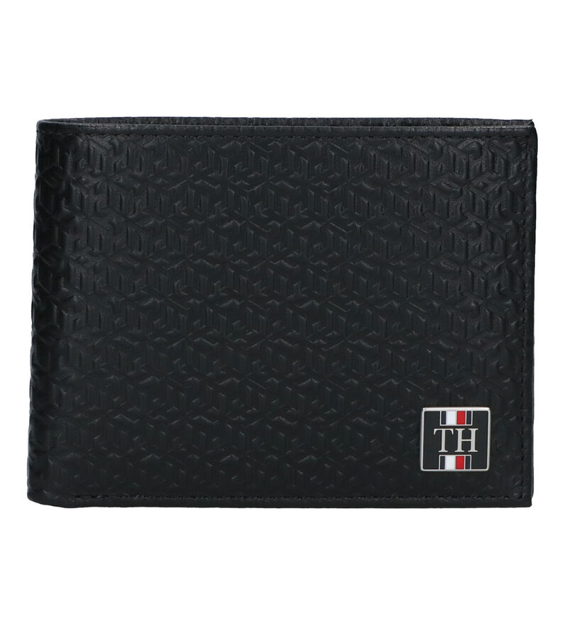 Tommy Hilfiger Zwarte Portefeuille in leer (276522)