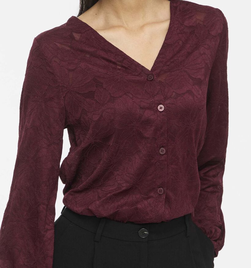 Vila Lanera Bordeaux Blouse voor dames (378494)