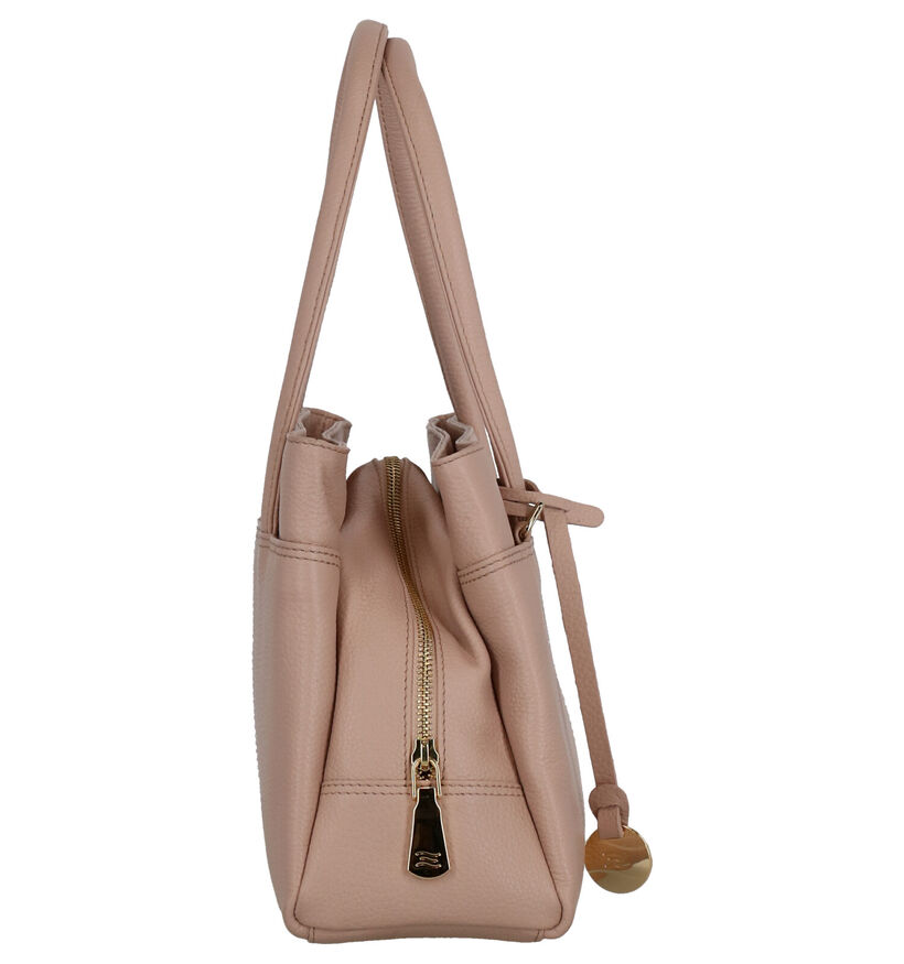 Crinkles Lila Handtas in leer (295303)