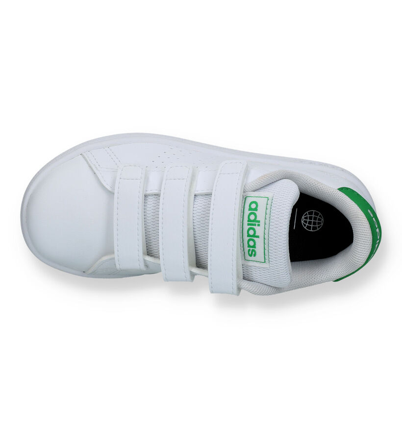 adidas Adventage CF Baskets en Blanc pour filles, garçons (334853) - pour semelles orthopédiques