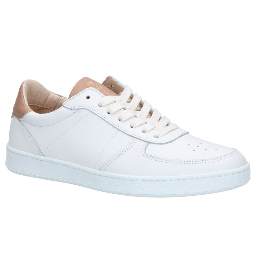 March23 Jade Witte Sneakers in leer (283267)