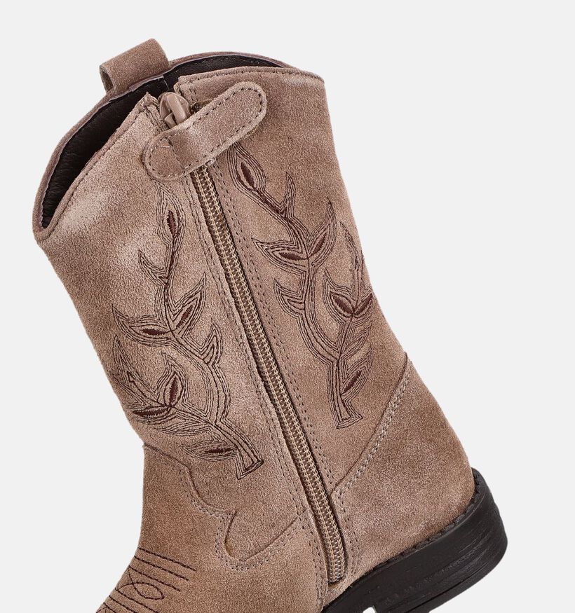 Milo & Mila Taupe Cowboylaarzen voor meisjes (378901)