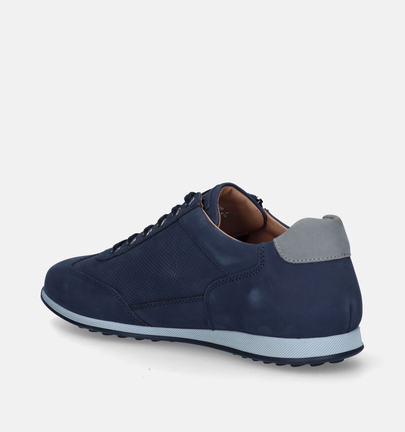 Mephisto Leon Nomad Chaussures à lacets en Bleu pour hommes (339215) - pour semelles orthopédiques