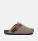 Milo & Mila Pantoufles ouvertes en Marron pour filles, garçons (364939)