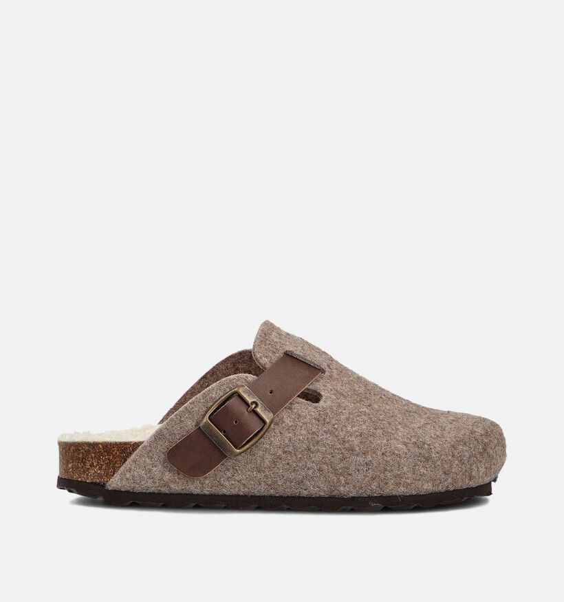 Milo & Mila Pantoufles ouvertes en Marron pour filles, garçons (364939)