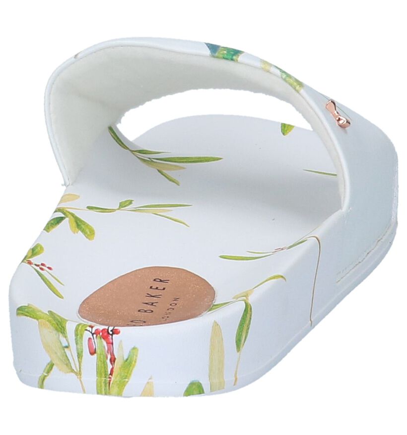 Witte Ted Baker Aveline Pool Slides, , pdp