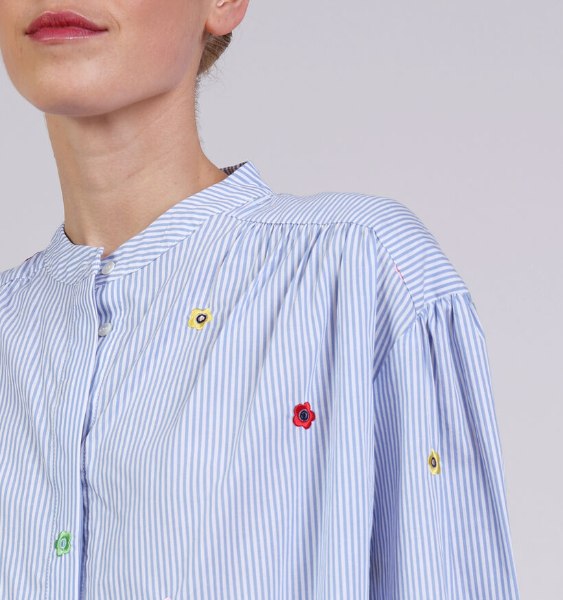 The Shirt Project Flower Blauwe Blouse voor dames (374309)