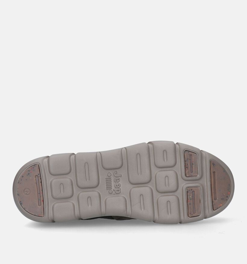 Jeep Tabasco Kaki Veterschoenen voor heren (330965) - geschikt voor steunzolen