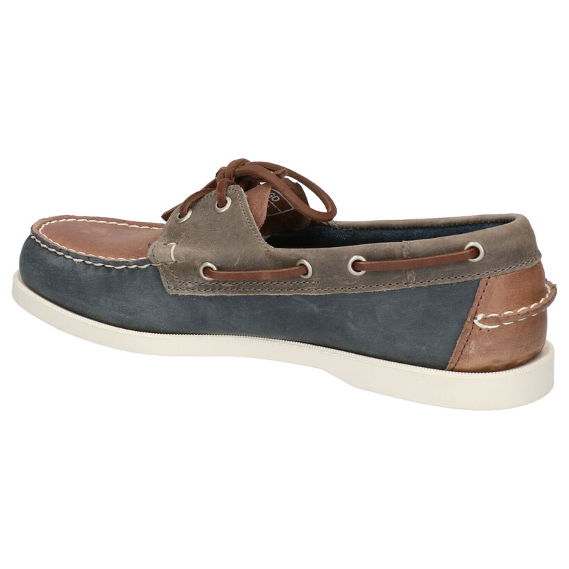 Sebago Dockside Portland Spinnaker Chaussures bateau en Bleu pour hommes (336835)