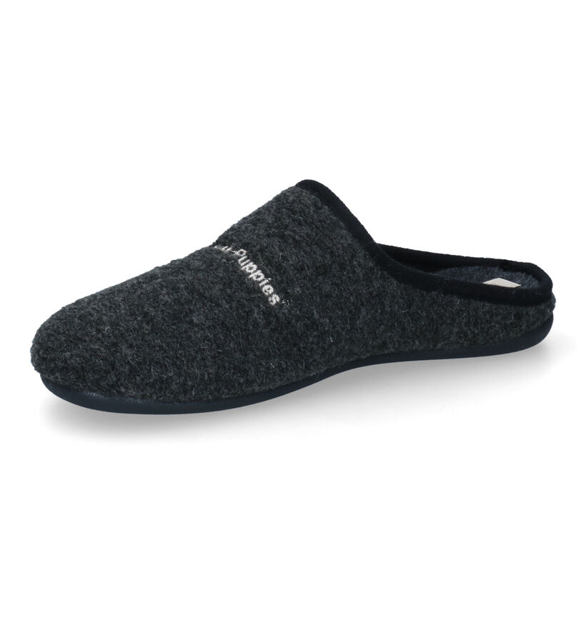 Hush Puppies Denox Pantoufles en Noir pour hommes (314002)