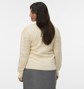 Vero Moda Curve Truien Beige